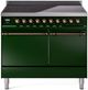 Ilve® Nostalgie II Series 40" Emerald Green Pro Style Induction Range-0
