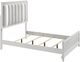 Crown Mark Cressida White Queen Panel Bed-2
