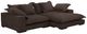 Moe's Home Collection Daydream 2-Piece Dark Brown L-Shaped Sectional Sofa and Chaise-0