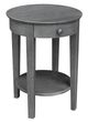 John Thomas Furniture® Destinations Phillips Heather Gray Accent Table-0
