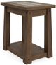 Riverside Furniture Lakepoint Oxford Oak Chairside Table-0