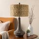 Surya Carson Bleached Dark Brown Table Lamp-5