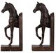 A & B Home Bronze Trotting Horse Bookends-1