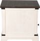 Sunny Designs™ French Country Brown End Table with White Base-3