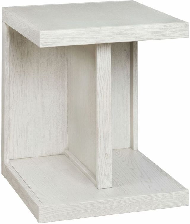 aspenhome® Latitude Brushed White End Table-0