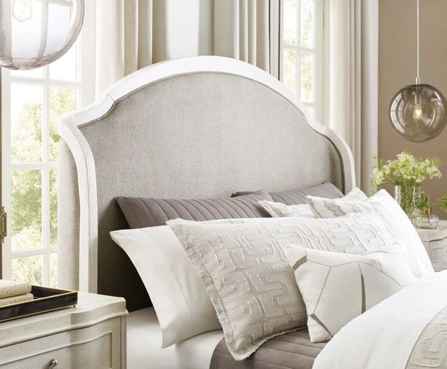 American Drew® Harmony Carlyn Eggshell Queen Upholstered Panel Bed-2