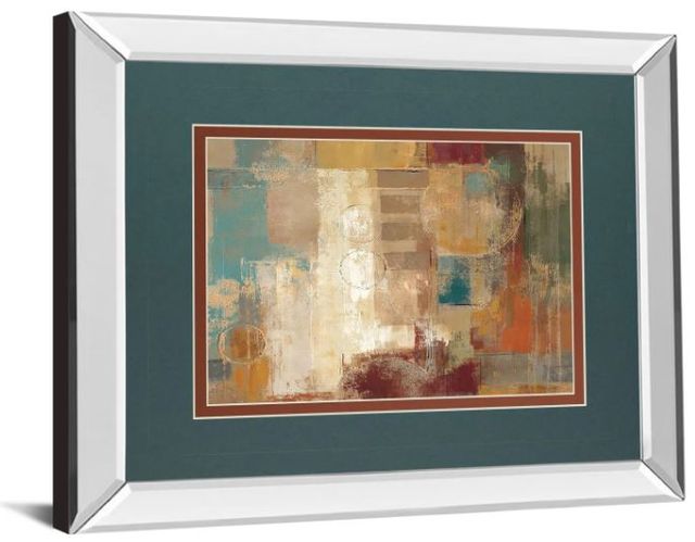 Classy Art Oriental Trip Crop by Silvia Vassileva Mirror Framed Wall Art-1