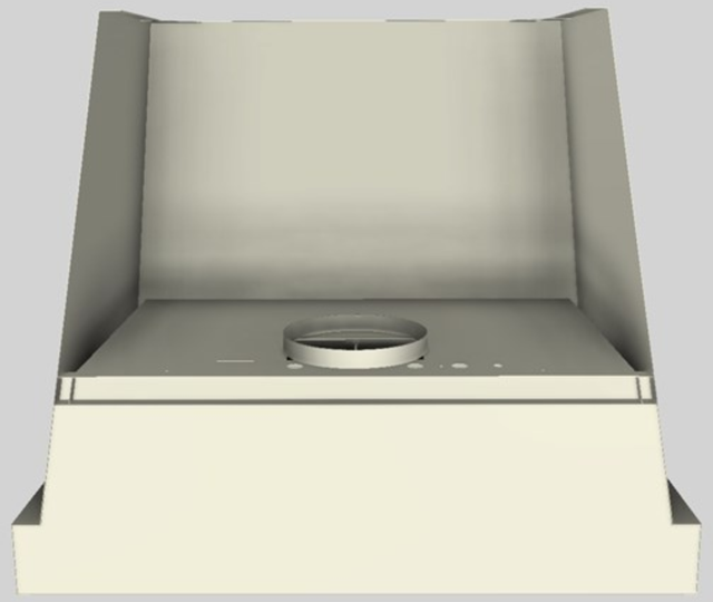 Vent-A-Hood® Designer Series 36" Biscuit Wall Mounted Range Hood-2