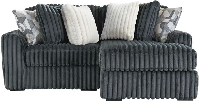 Signature Design by Ashley® Midnight Madness 2-Piece Gunmetal Right-Arm Facing Sectional and Chaise-0