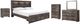 Signature Design by Ashley® Drystan 5-Piece Multi King Bookcase Storage Bed Set-0