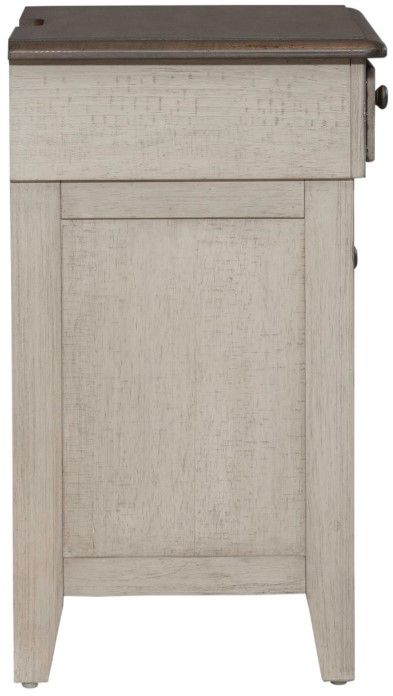 Liberty Furniture Ivy Hollow Dusty Taupe/Weathered Linen Nightstand-3