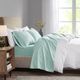 Olliix by Madison Park Seafoam California King 3M Microcell All Season Moisture Wicking Lightweight Sheet Set-5