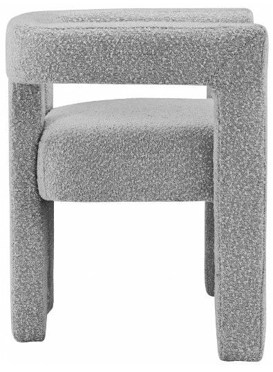 Meridian Furniture Athena Grey Accent Dining Arm Chair-2