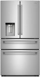 Maytag 36" 28.9 Cu. Ft. Fingerprint Resistant Stainless Steel French Door Refrigerator with In-Door-Ice® Dispensing System-0