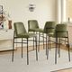 New Classic® Home Furnishings Erik 4-Piece Green Bar Stool Set-1