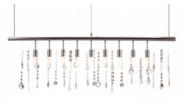 Zuo® Modern Shooting Stars Chrome Ceiling Lamp-0