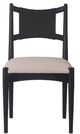 Four Hands Haddon Antwerp Natural/Black Rush Dining Chair-1
