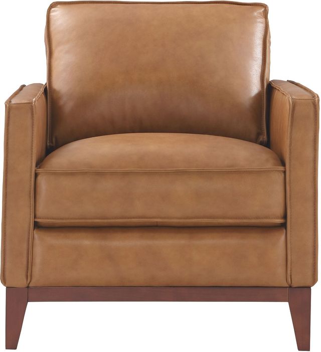 Leather Italia™ Newport Camel Leather Chair-2