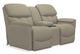 La-Z-Boy® Kipling Teak Power Reclining Loveseat with Console-1