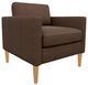 Best® Home Furnishings Customizable Trafton Leather Accent Chair with Honey Birch Legs-0