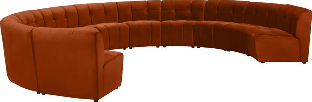 Meridian Furniture Limitless 11-Piece Cognac Modular Sectional-2