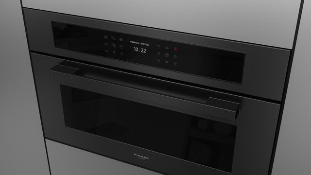 Fulgor Milano® Matteo 700 Series 30" Matte Black Steam Oven-2