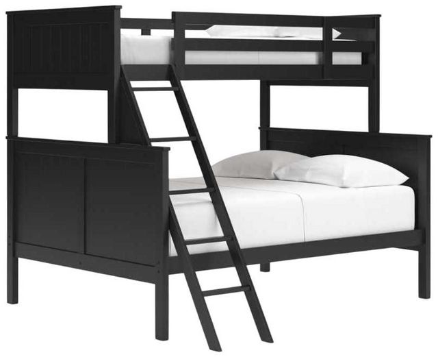 Signature Design by Ashley® Nextonfort Black Twin Over Full Bunk Bed