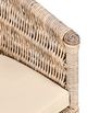 Classic Home Collins Natural/Sand Olefin/ Synthetic Rope Outdoor Dining Chair-5