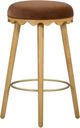 TOV Furniture Oodle Bronze/Natural Bar Stool-1