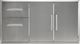 Coyote® Outdoor Living Stainless Steel Two Drawer Cabinet And Double Access Doors-0