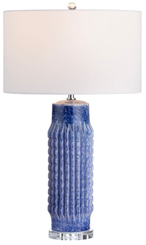 Crestview Collection Riverdale Blue Table Lamp -3
