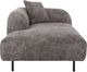 Moe's Home Collection Deleuze Black Chaise-2