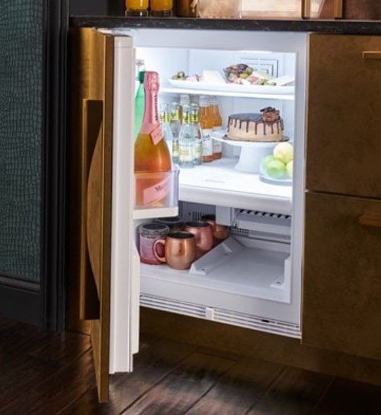 Sub-Zero® Designer 24" 4.7 Cu. Ft. Custom Panel Ready Smart Left Hinge Under-the-Counter Refrigerator with Ice Maker-2