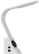 Cal® Lighting & Accessories White Desk Lamp-0