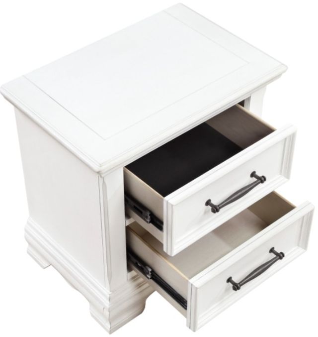 Homelegance® York White Nightstand-4
