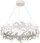 Currey & Company Marjorie Skouras Tijereta Gesso White Chandelier-0