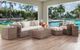 Braxton Culler Paradise Driftwood Synthetic Rattan Outdoor End Table-1