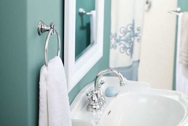Moen®  Ellsworth Chrome Towel Ring-1