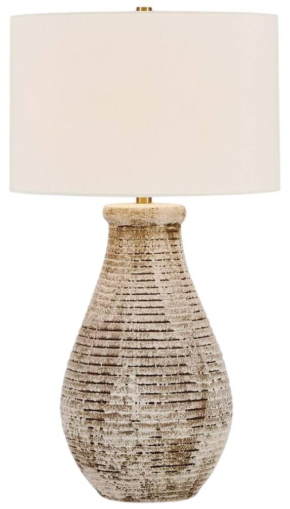 Uttermost® Dorothea Stone Gray Table Lamp-0