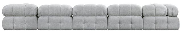 Meridian Furniture Ames 7-Piece Grey Boucle Sectional-3