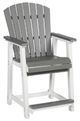 Signature Design by Ashley® Transville 3-Piece Gray/White Outdoor Dining Set-2