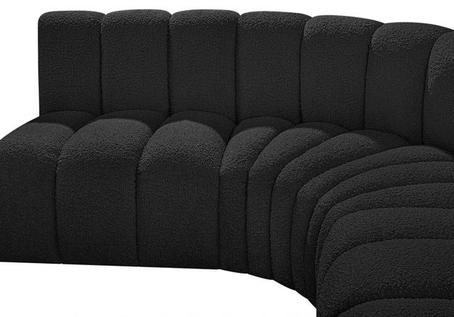 Meridian Furniture Arc 8-Piece Black Sectional-3