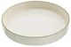 A & B Home Mimosa Glossy White Round Tray-0