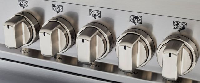 Bertazzoni Master Series 36" Fingerprint Resistant Stainless Steel Pro Style Gas Range-3