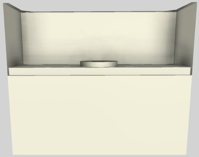 Vent-A-Hood® 36" Biscuit Wall Mounted Range Hood-3