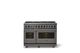 Viking® 7 Series 48" Damascus Gray Pro Style Dual Fuel Range-3