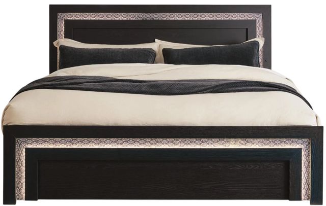 Signature Design by Ashley® Brizmore Black Queen Panel Bed-3