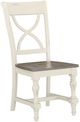 Winners Only® Torrance Gray/White Dining Side Chair-0