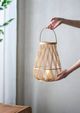 A & B Home Sienna Beige Bamboo Lantern-3