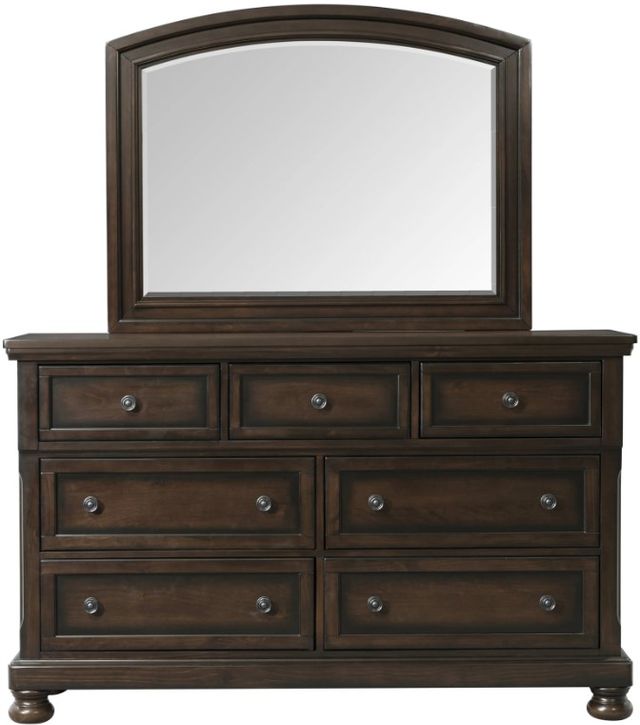 Elements International Kingston Walnut Dresser and Mirror-1